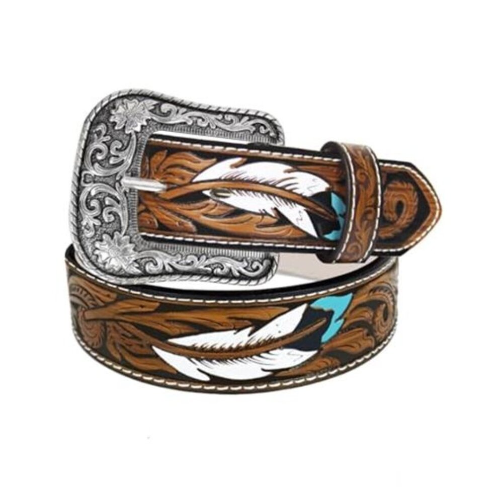 Western Belt Women Men Cowgirl Cowboy Country Belt Jeans Buckle Adjustable Strap